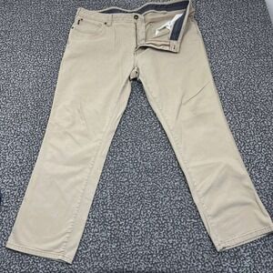 G.H Bass & Co. Pants Men 40x32 Beige Chino Straight Fit Outdoor Pocket